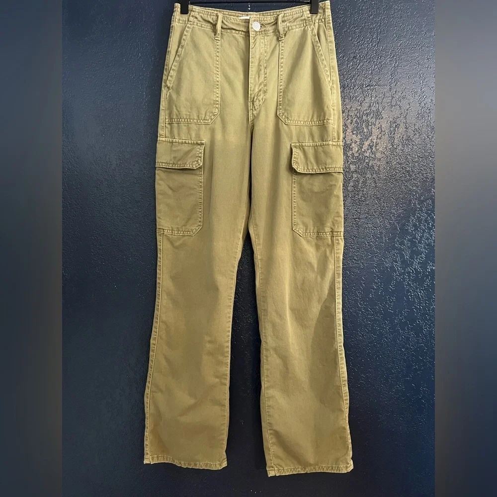 Zara Straight Leg Cargo Pants - Picture 2 of 7